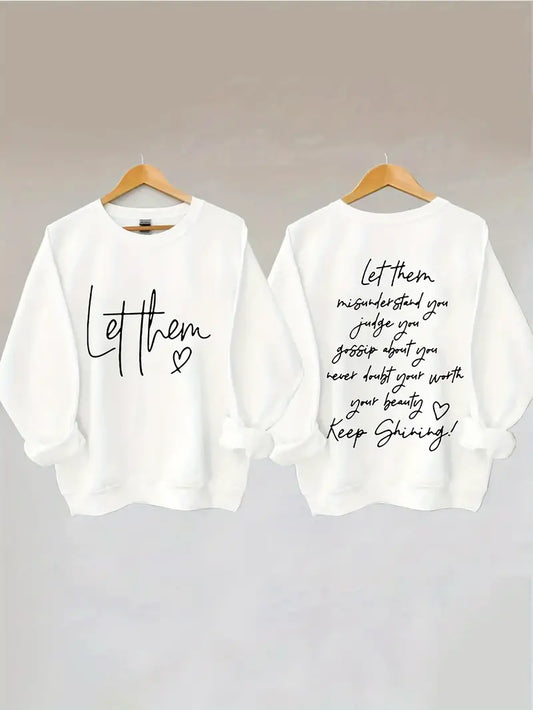 Womens "Let Them" Sweatshirt