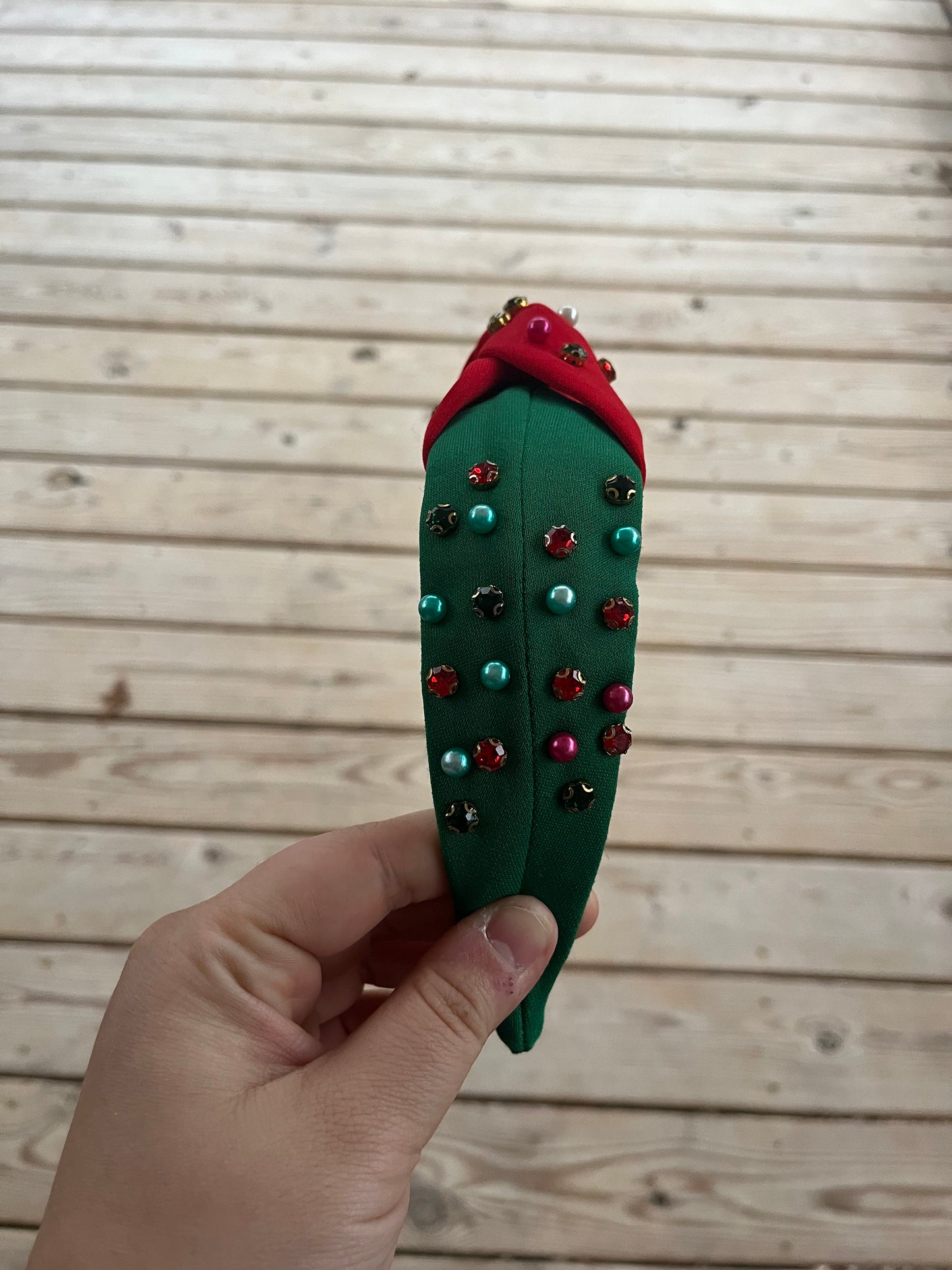 Christmas Headband - BEADED - RTS