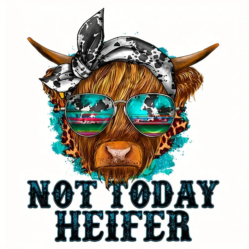 "Not Today Heifer"  Vinyl Decal / Sticker