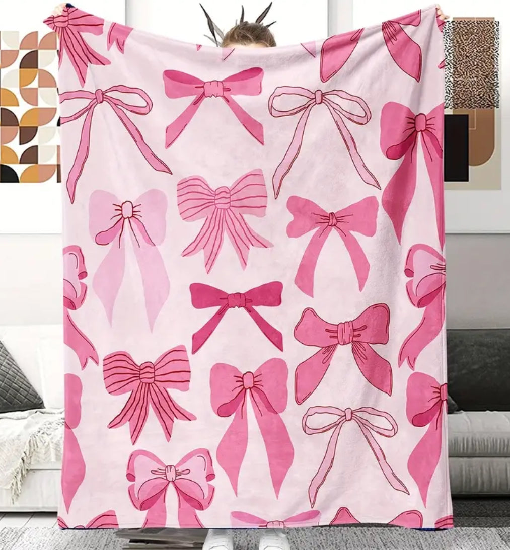 Bow Blanket  - 51 x 60