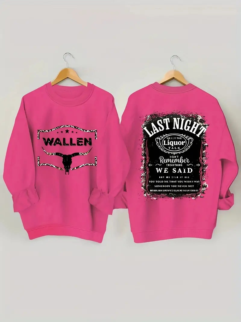 Plus Size Wallen Sweatshirt - Double Sided