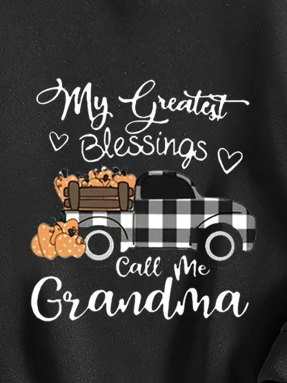 Kids "My Greastest Blessings Call Me Grandma" Sweatshirt/Pants Set
