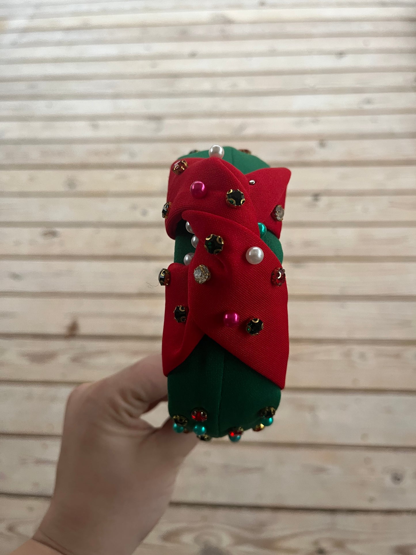 Christmas Headband - BEADED - RTS