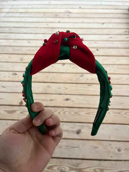 Christmas Headband - BEADED - RTS