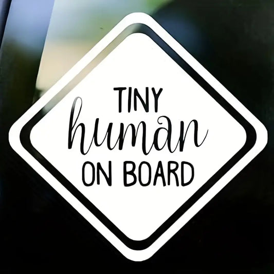 "Tiny Human On Board" Decal/Sticker