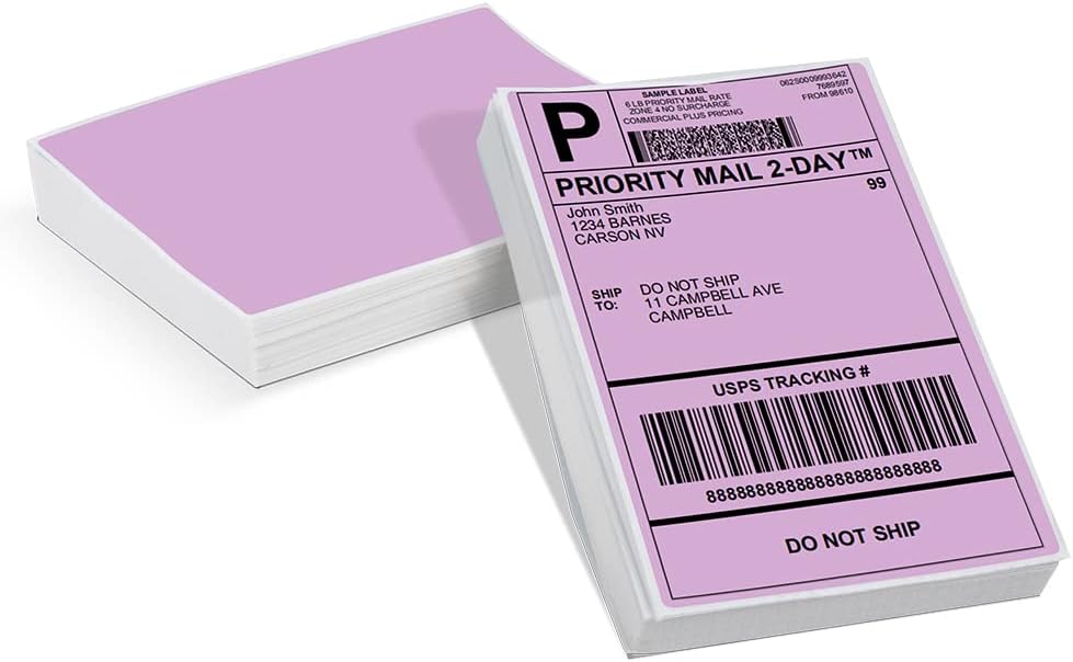 Business Your Order Made My Day - Packaging Insert Thermal Label - 4x6