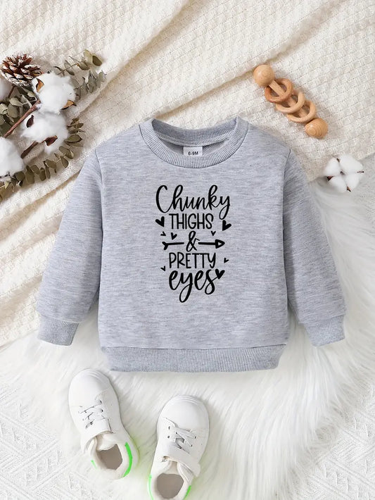 Kids "Chunky Thighs and Pretty Eyes" Sweatshirt