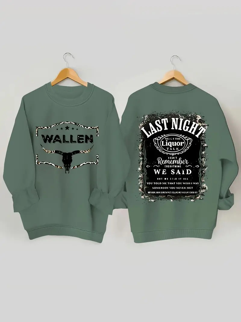 Plus Size Wallen Sweatshirt - Double Sided