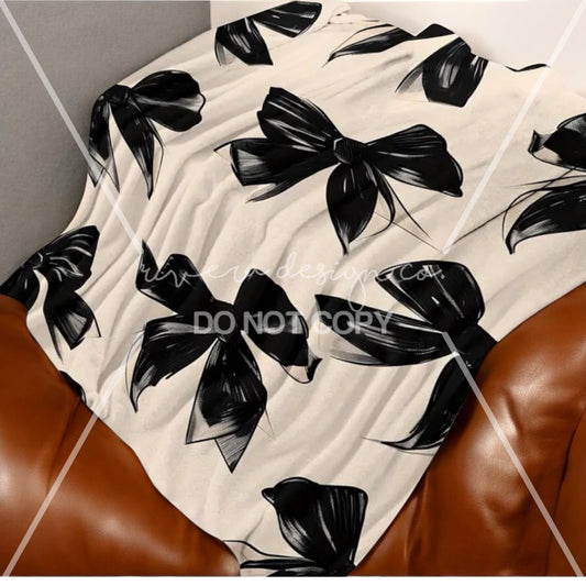 Bow Blanket - Black Edition - 51x60