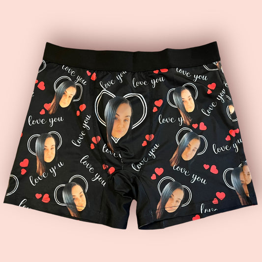 Custom Boxer Briefs - I love you.