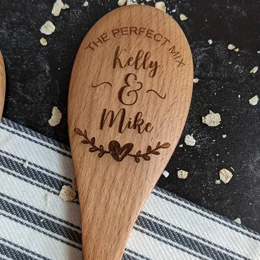 Personalized Custom Wooden Spoon "The Perfect Mix"