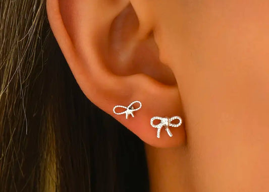 4pc. Earring Bow Stud Set