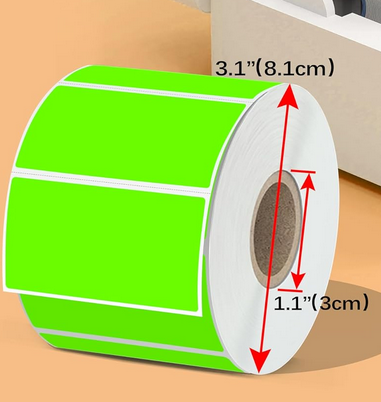 Thermal Printer Labels  - Small Business Supplies, Packaging Stickers - Freshie Scent Stickers -  2.25x1.25