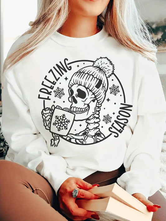 Womens "Freezing Season" Sweatshirt