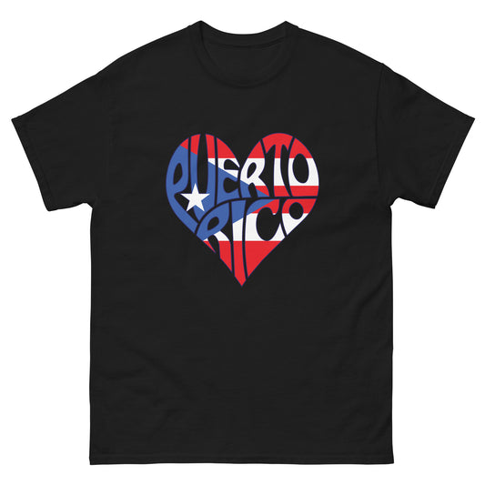 Puerto Rico Heart - Unisex Tshirt