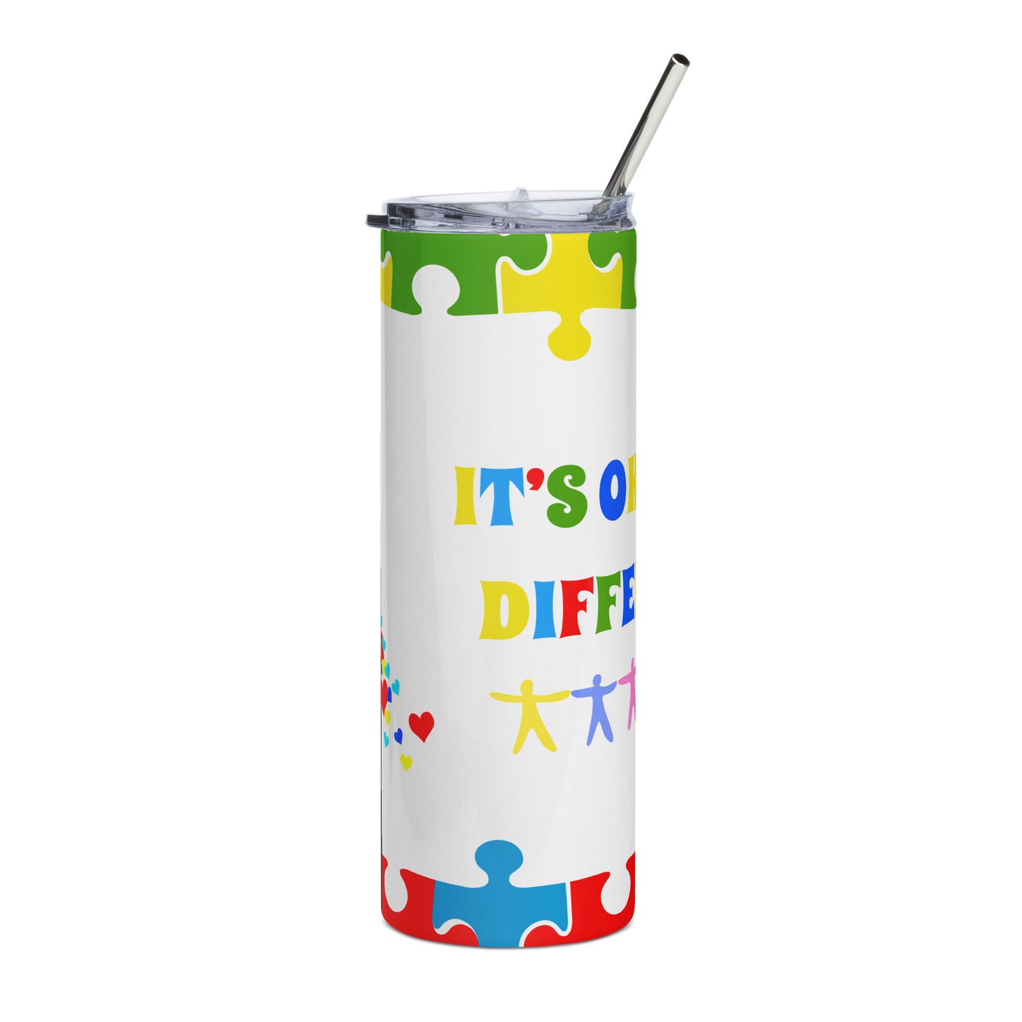 Stainless steel tumbler - It's OK to be Different