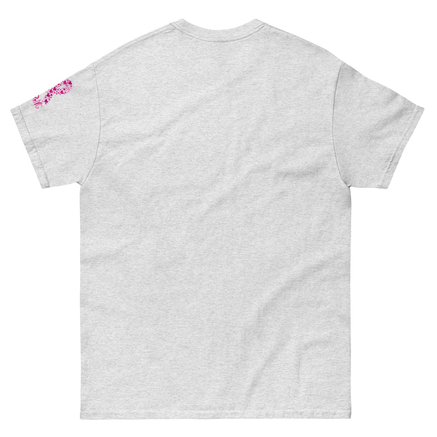 Unisex classic tee - Breast Cancer Warrior with Sleeve Design