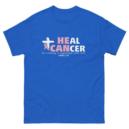 Unisex classic tee - He Can Breast Cancer Shirt