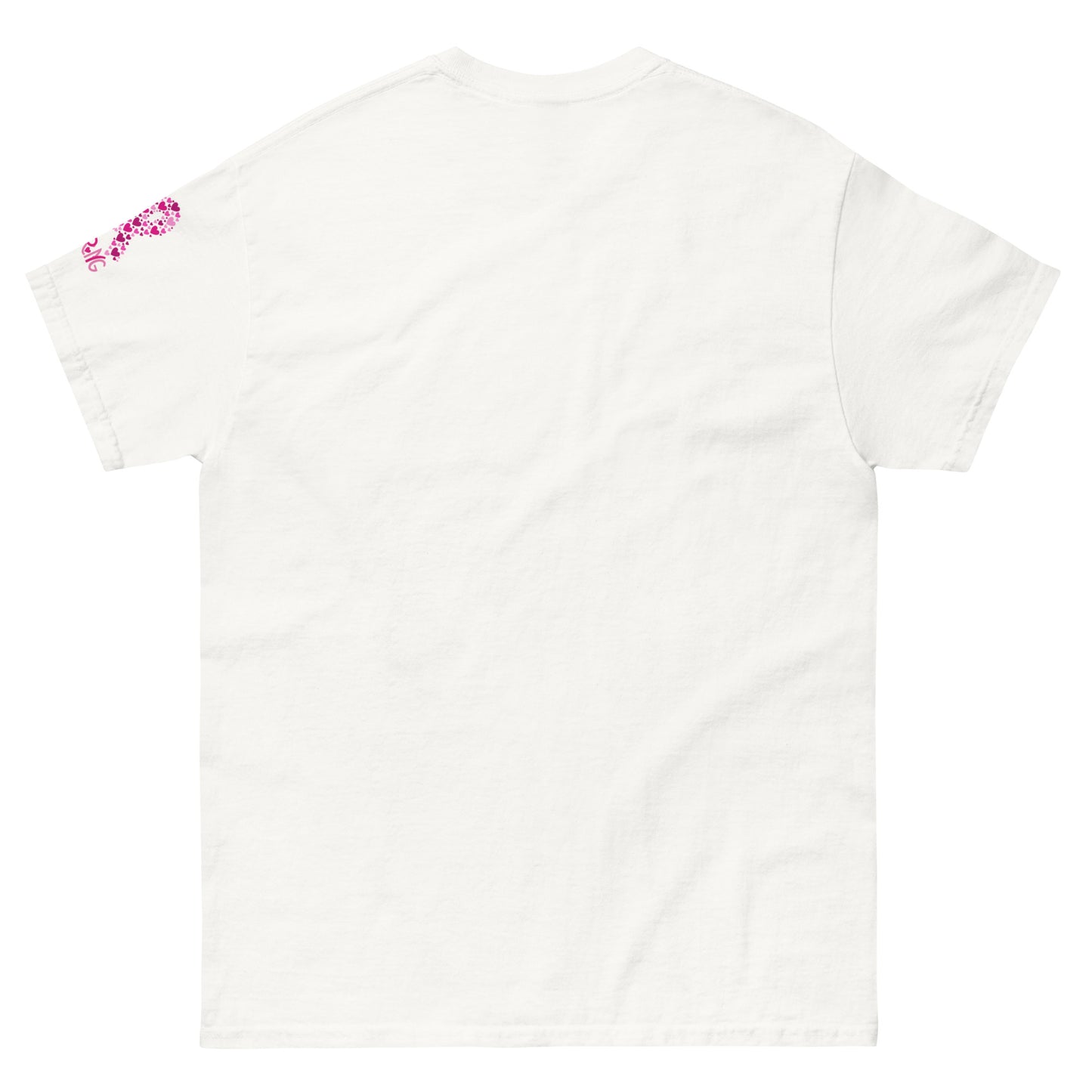 Unisex classic tee - Breast Cancer Warrior with Sleeve Design