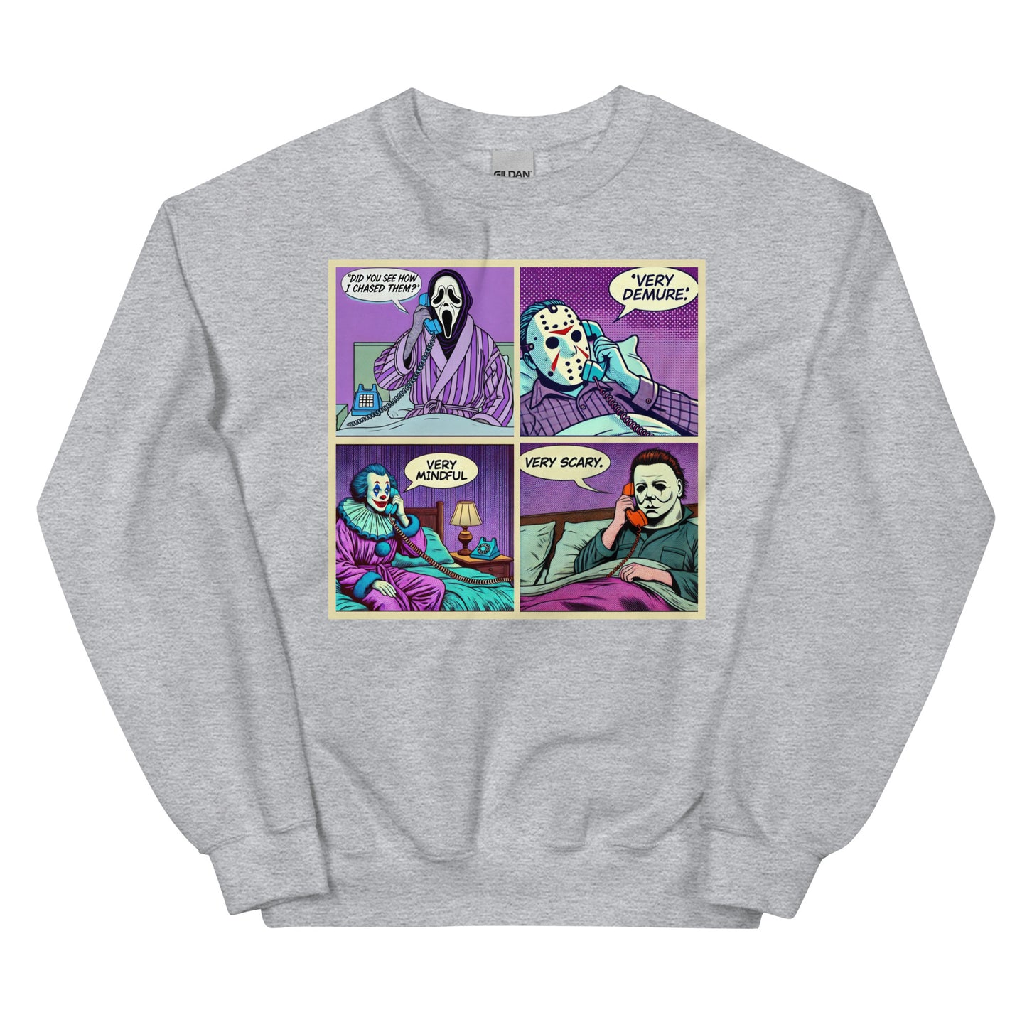 Unisex Sweatshirt - Very Scary Comic